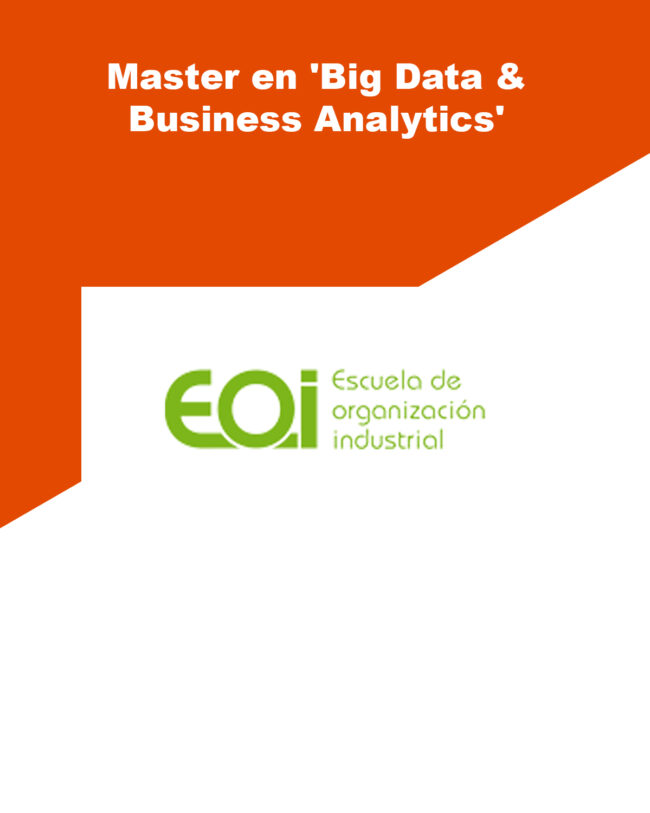 Master en 'Big Data & Business Analytics'