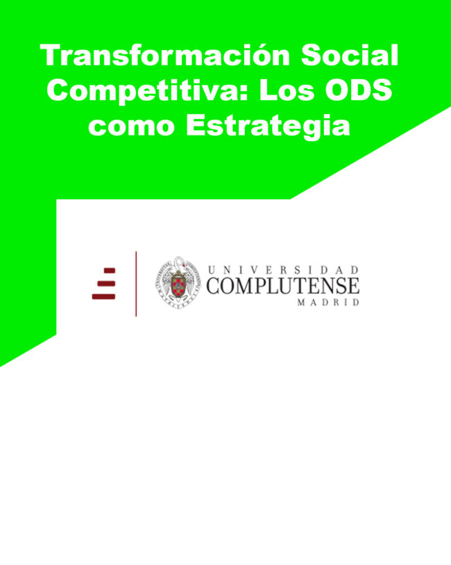 Transformación Social Competitiva: Los ODS como Estrategia